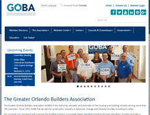 Tablet Screenshot of greaterorlandoba.com